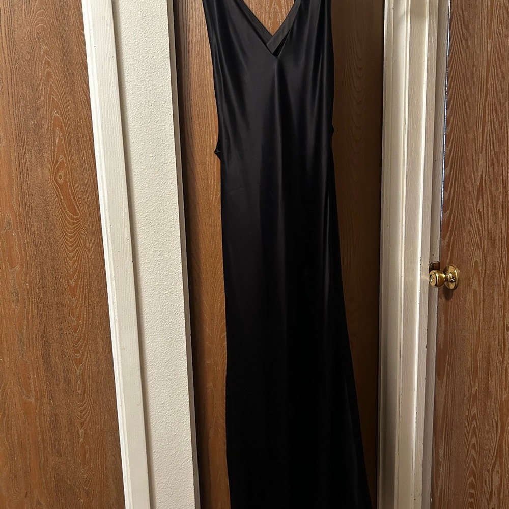 ABS Allen Schwartz Black Maxi Dress